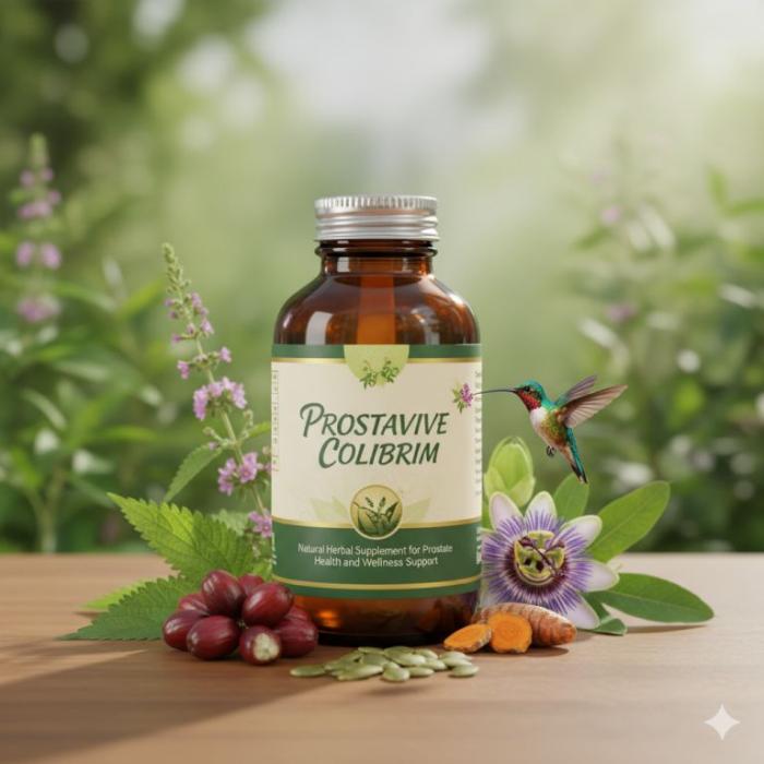 Prostavive Colibrim Natural Herbal Supplement for Prostate Health and Wellness Support